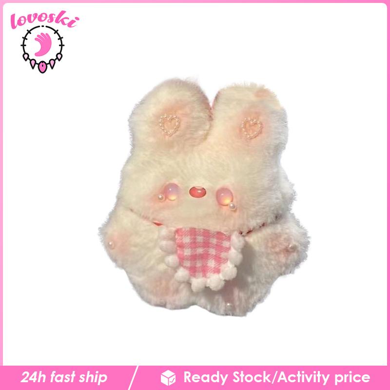 Tự làm yếm thỏ móc khóa thoải mái quà tặng tốt nghiệp thỏ búp bê móc khóa túi nhẹ mặt dây chuyền cho túi xách chìa khóa ví trang trí ngày lễ