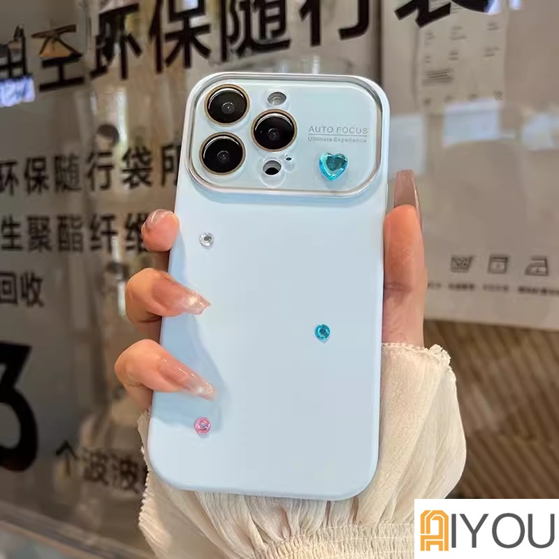 Ốp Điện Thoại Silicon Mềm Hình Trái Tim Cho iphone 15 14 pro max 13 12 11