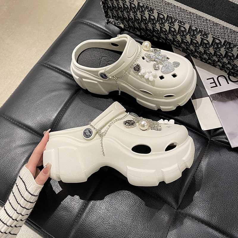 HHH Dép CROSS 5CM dép Sandal nữ Mùa hè Đế Dày thoải mái Xinh Xắn 23081204