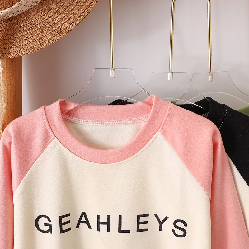 Áo Thun Tay Dài Cổ Tròn Phong Cách Đức Thời Trang Thu Đông Cho Bé Gái 70-160cm