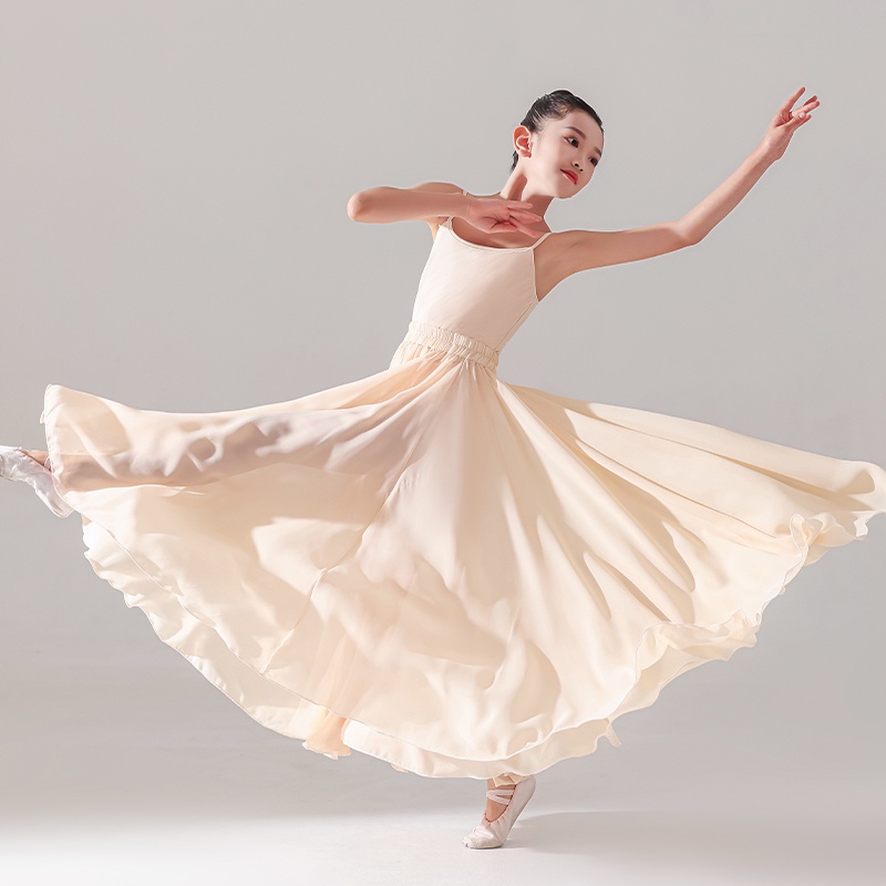 Chân Váy Xòe Múa Chụp Hình 720 Độ Phong Cách Cổ Điển Cho Bé Gái