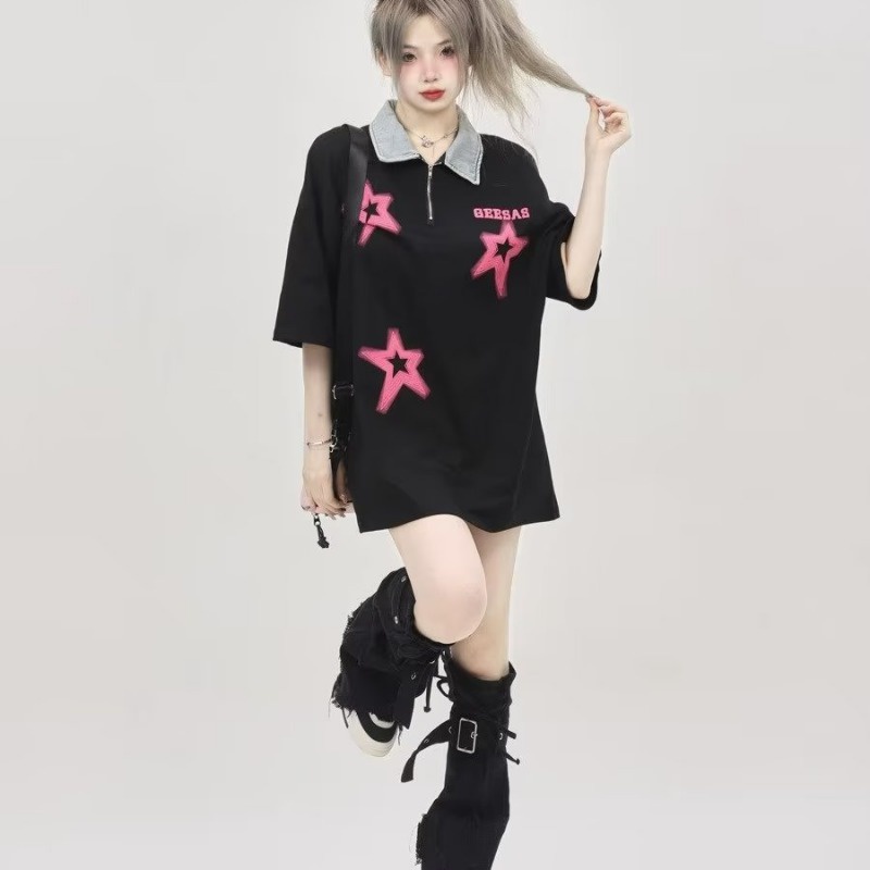 YOZO STUDIO áo phông áo thun nữ croptop baby tee Thời trang hàn quốc  081426 C98AERK