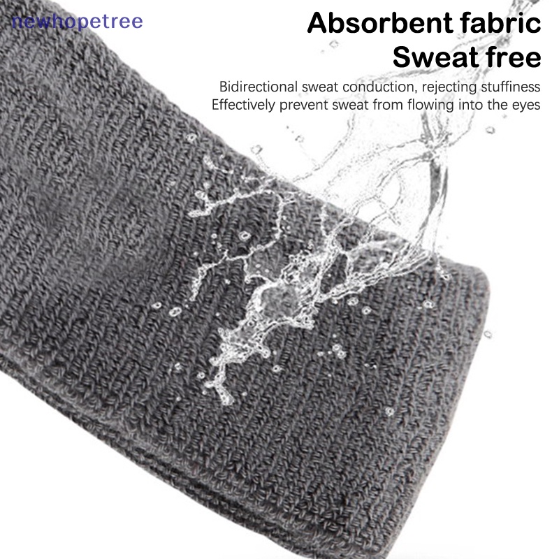 Ntvn unisex sport sweatband headband cho nam nữ unisex yoga hairband phòng tập thể dục căng đầu băng đô thể dục đàn hồi mạnh mẽ ban nhạc bóng rổ oik