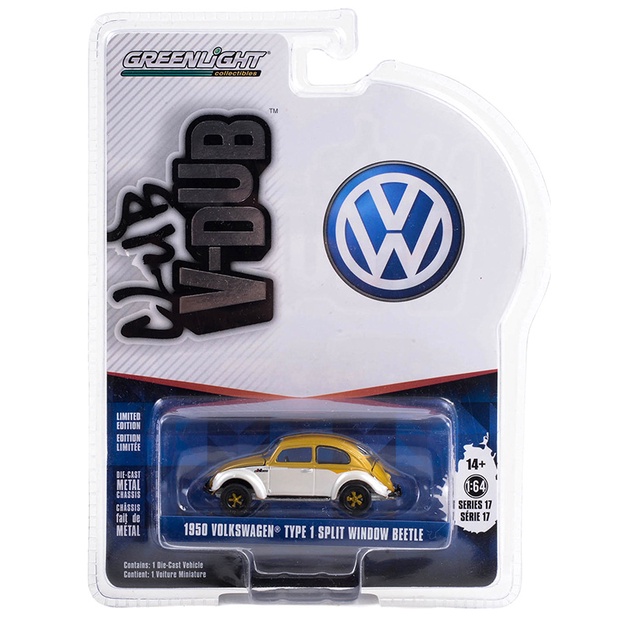Greenlight 1 / 64 Club V-DUB Series 17 - 1950 Volkswagen Type 1 Split Window Beetle 36080-A
