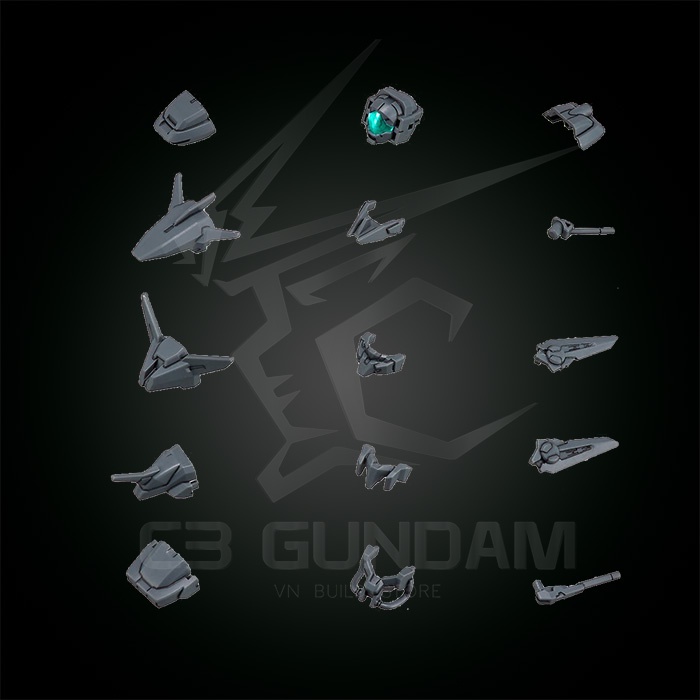 MÔ HÌNH HGBC 30MM 1/144 W-14 OPTION PARTS SET 6  CUSTOM PART ĐỒ CHƠI LẮP RÁP GUNPLA NHẬT