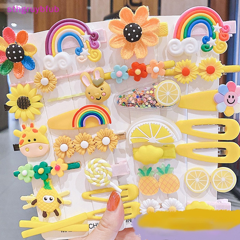 Set 14 Kẹp Tóc Hình Thỏ Dễ Thương Cho Bé vn