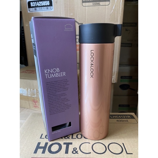Bình giữ nhiệt LOCK&LOCK 400mL Knob Tumbler - LHC4121