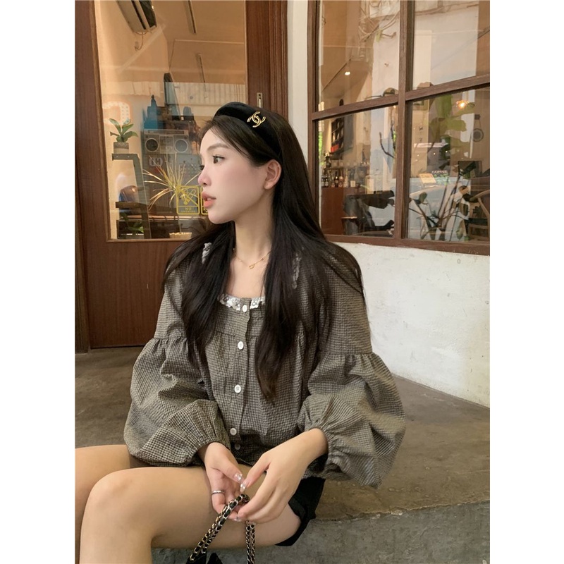 Áo sơ mi dài tay thời trang Hàn Quốc mùa hè cho nữ