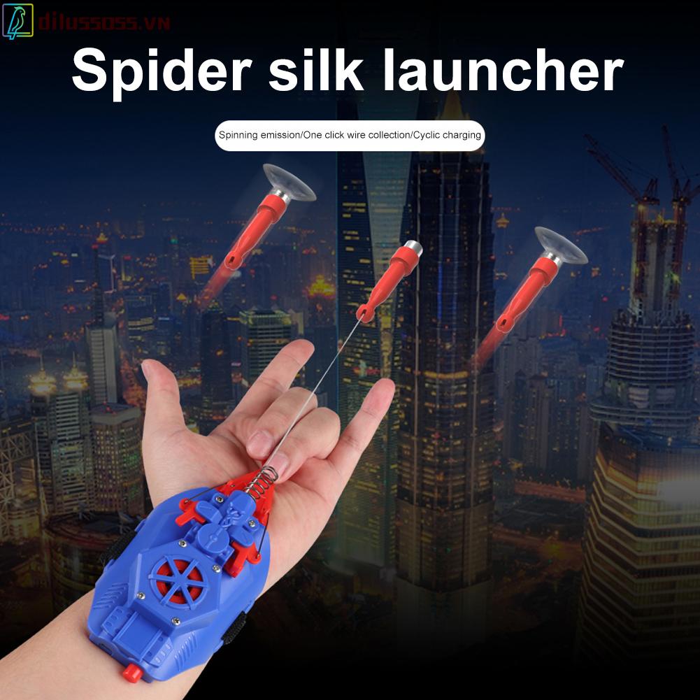 Trình khởi chạy web shooter tự động quà tặng đồ chơi dây trang trí cho sinh nhật giáng sinh