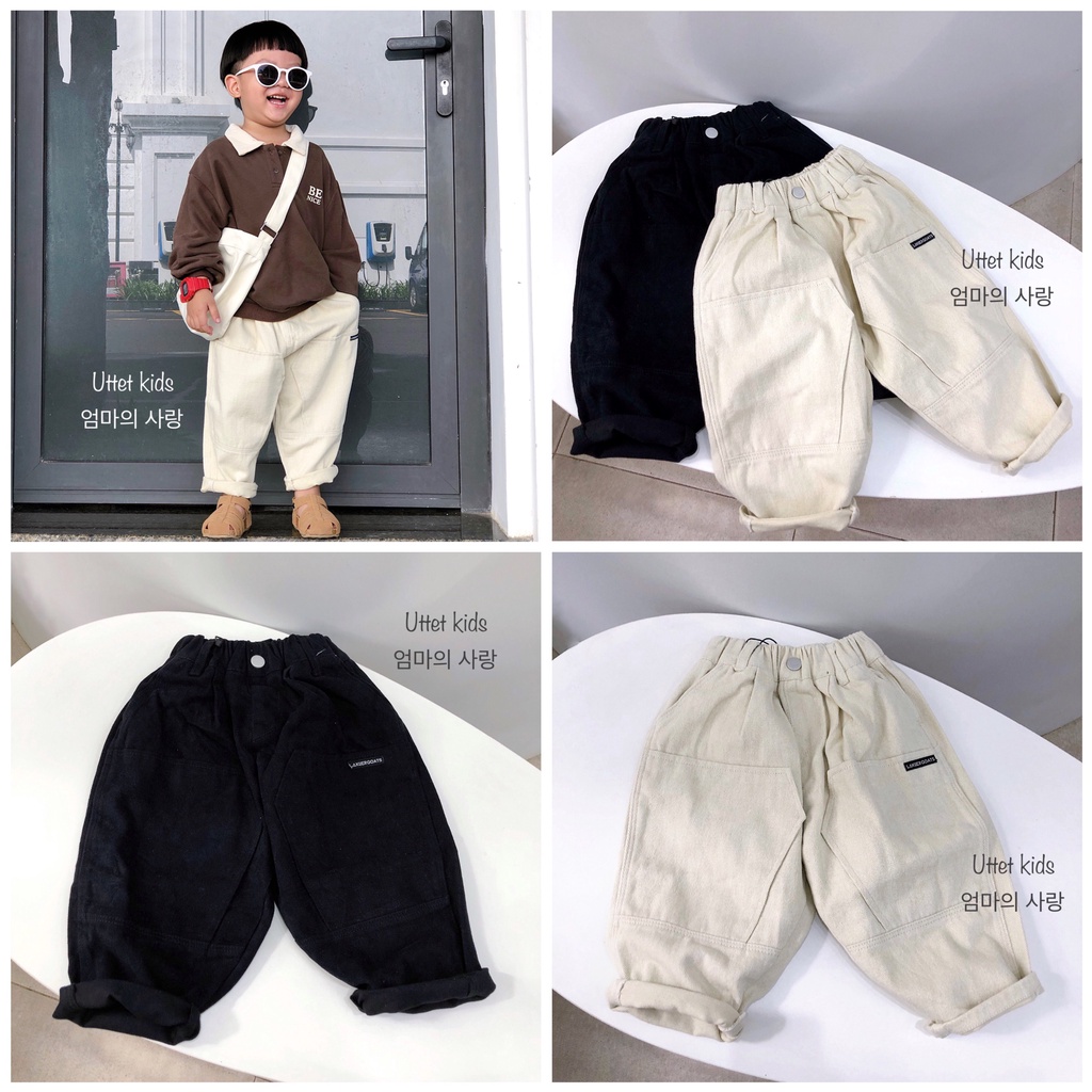 QUẦN KAKI PHONG CÁCH HÀN QUỐC CHO BÉ GÁI VÀ BÉ TRAI MẶC ĐẸP FORM CHUẨN 7028