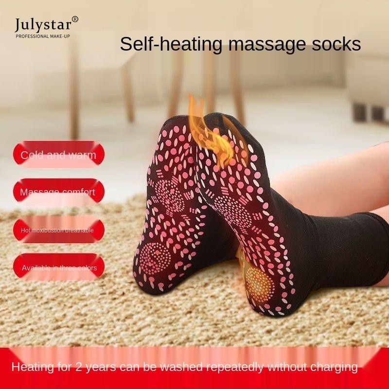 Vớ tự sưởi JULYSTAR massage chống lạnh giữ ấm cho nam và nữ khi cắm trại/ trượt tuyết/ đi bộ đường dài