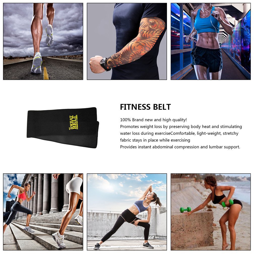 New Waist Weight Loss Trimmer Fat Burner Adjustable Slimming Belt Women Men