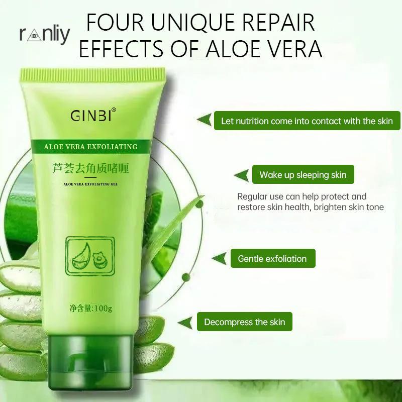 Ranliy✨Gel Tẩy Tế Bào Chết Toàn Thân Chiết Xuất Lô Hội Làm Sạch Sâu