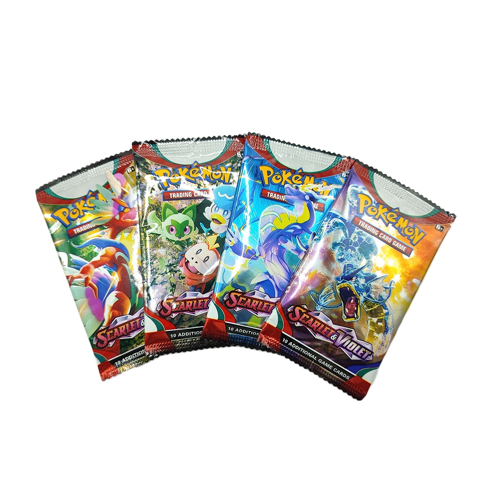 324 cái thẻ pokemon tiếng anh scarlet violet trading game card series booster box collections đồ chơi cho trẻ em