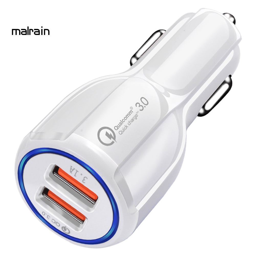 Tẩu Sạc Hai Cổng USB QC 3.0 3.1A Chuyên Dụng Cho Xe Hơi