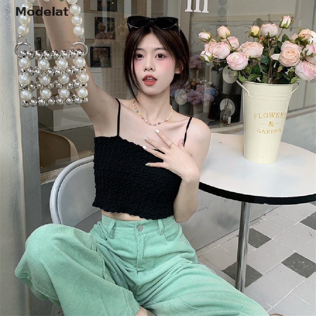 Mfc Áo Hai Dây Hở Lưng Màu Trơn Gợi Cảm Cho Nữ