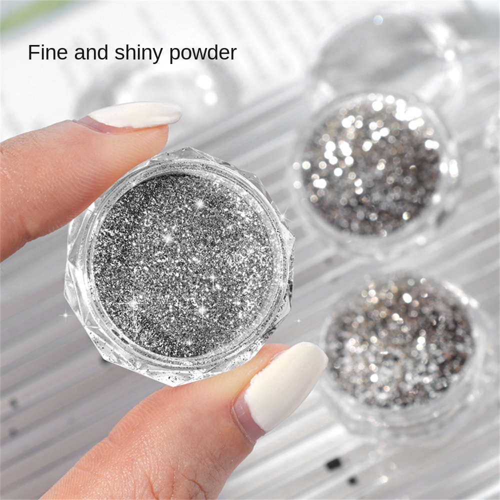 Hộp lá bạc ANNIES siêu mỏng lấp lánh trang trí móng tay