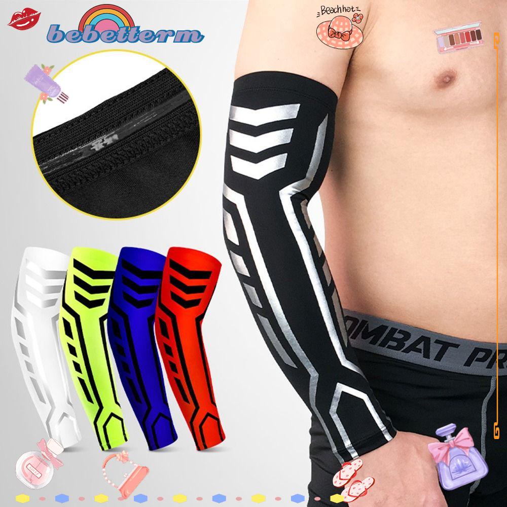 Găng Cánh Tay Bằng Nylon Co Giãn Hỗ Trợ Bảo Vệ Khuỷu Tay Khi Chơi Bóng Rổ / Bóng Chuyền