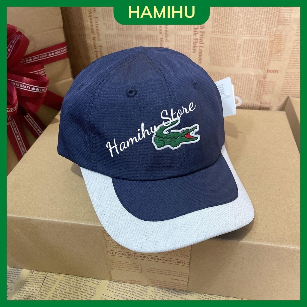 Nón LACOSTE chất vải dù mát, hình thật, có 5 màu lựa chọn xanh lá/xanh mint/trắng/xanh đen/ đỏ phù hợp cho cả nam và nữ