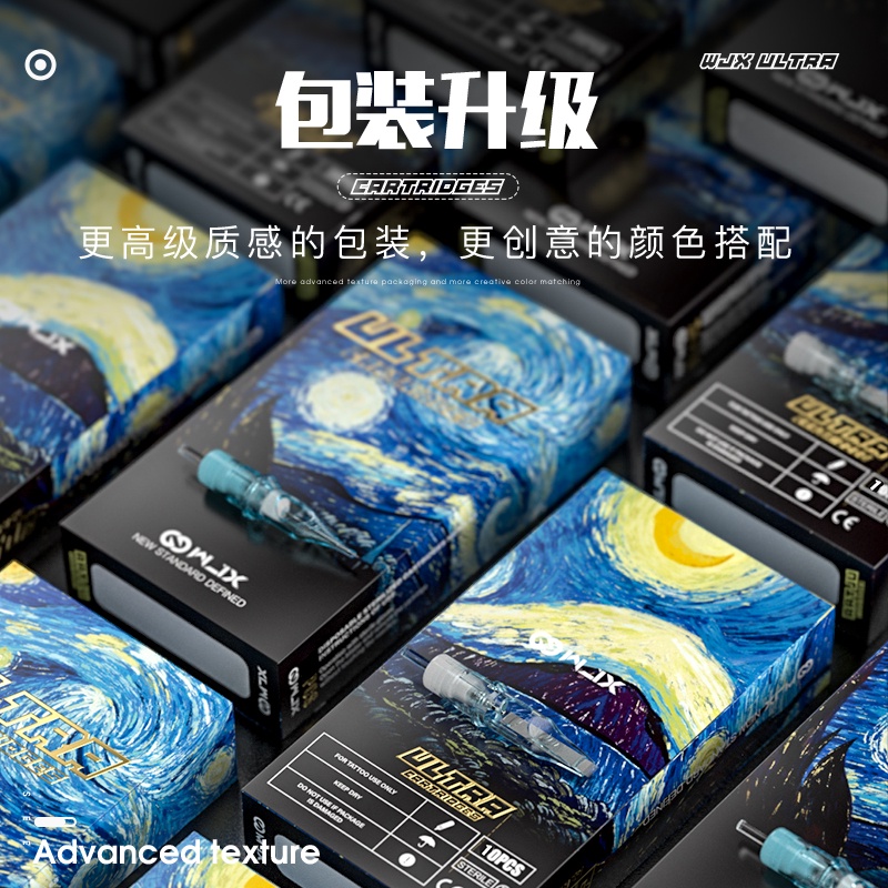 Hộp 20 Kim Xăm Hình Tròn WJX Rxl Đa Năng Tiện Dụng