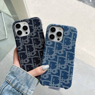 Ốp Điện Thoại Chống Sốc Ba Mặt denim Thời Trang Mới Cho iPhone 13 Pro 14 Pro Max 14 Pro 13 Pro Max 14 12 Pro Max 11