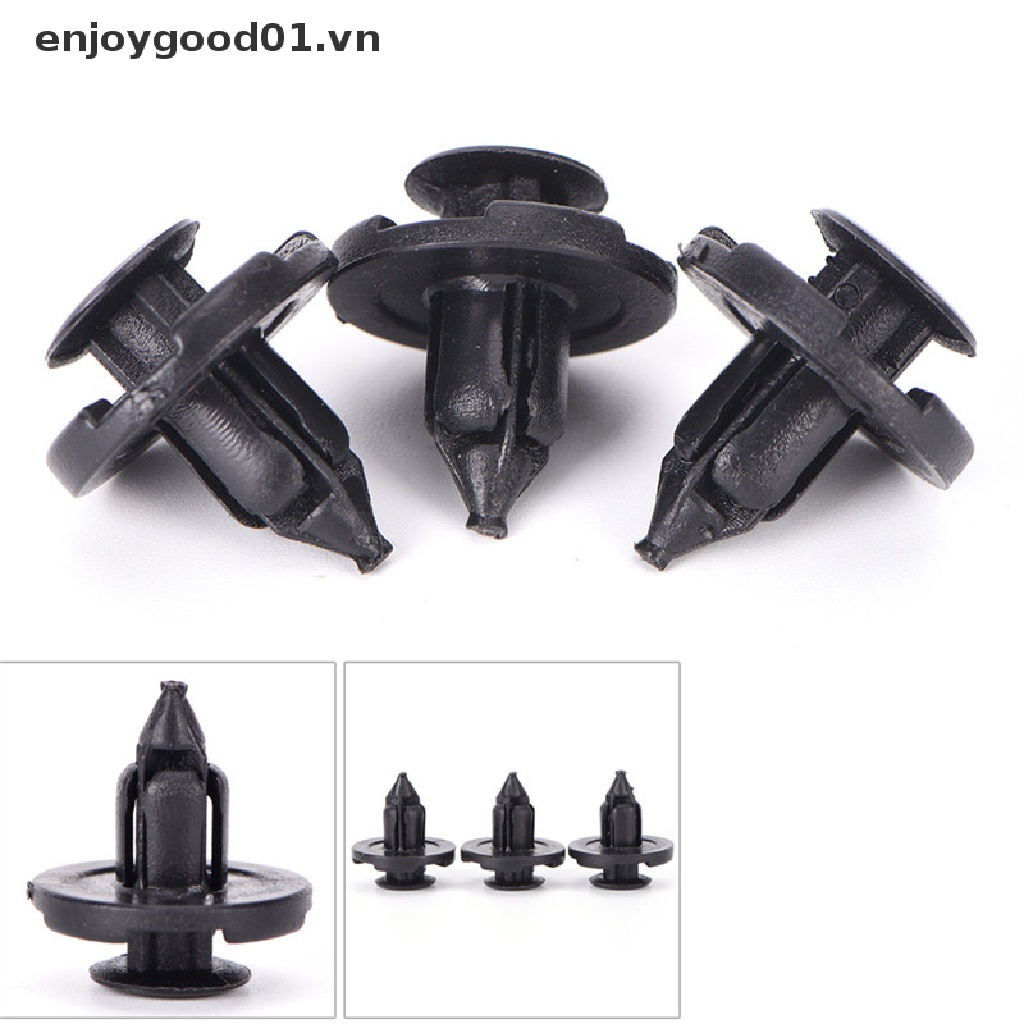 FENDER Set 50 Đinh Tán Nhựa Màu Đen 8mm Chuyên Dụng Cho Cản Trước Xe Hơi
Set 50 Đinh Tán Nhựa Màu Đen 8mm Cố Định Tấm Chắn Bùn Xe Hơi
5