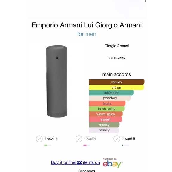 Nước hoa Emporio Armani Lui/Lei 100ml