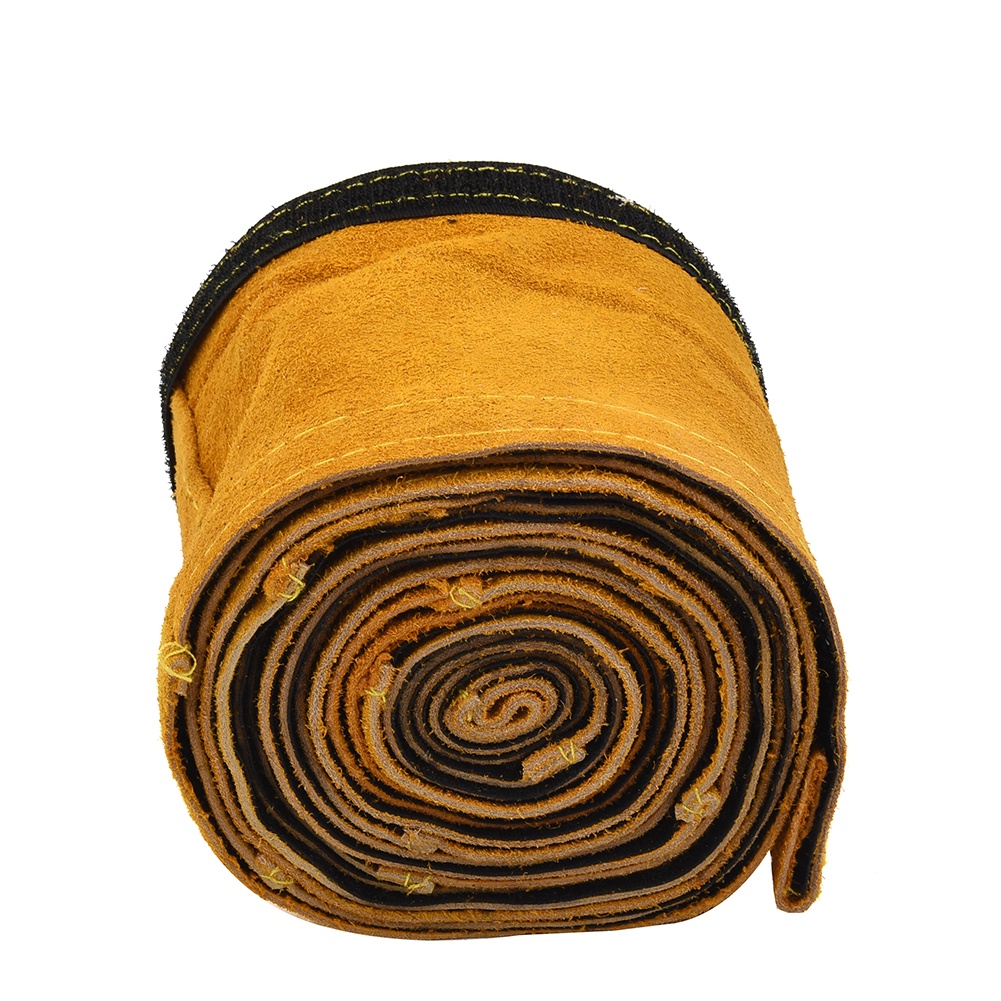 Vỏ Bọc Dây Cáp Hàn TIG Mig / Plasma Bằng Da Có Thể Gập Lại