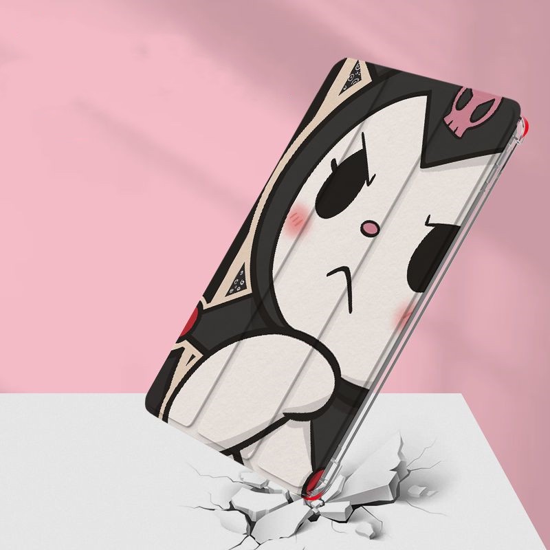 Ốp Máy Tính Bảng Mềm Hình Kuromi Có Khe Đựng Bút Cho iPad Gen10 Air4 / Air5 Gen7 / 8 / 9 Pro11 "Pro12.9" 2022 mini6