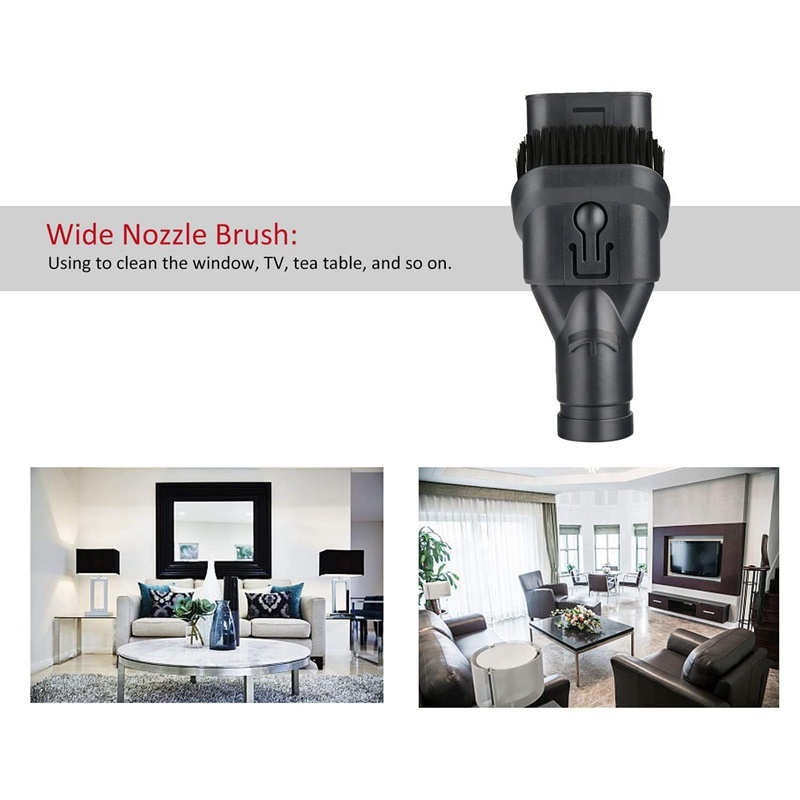 4 Đầu Cọ Thay Thế Cho Máy Hút Bụi Dyson V6 DC35 DC44 DC58 Kèm 1 Đầu Cọ Thay Thế