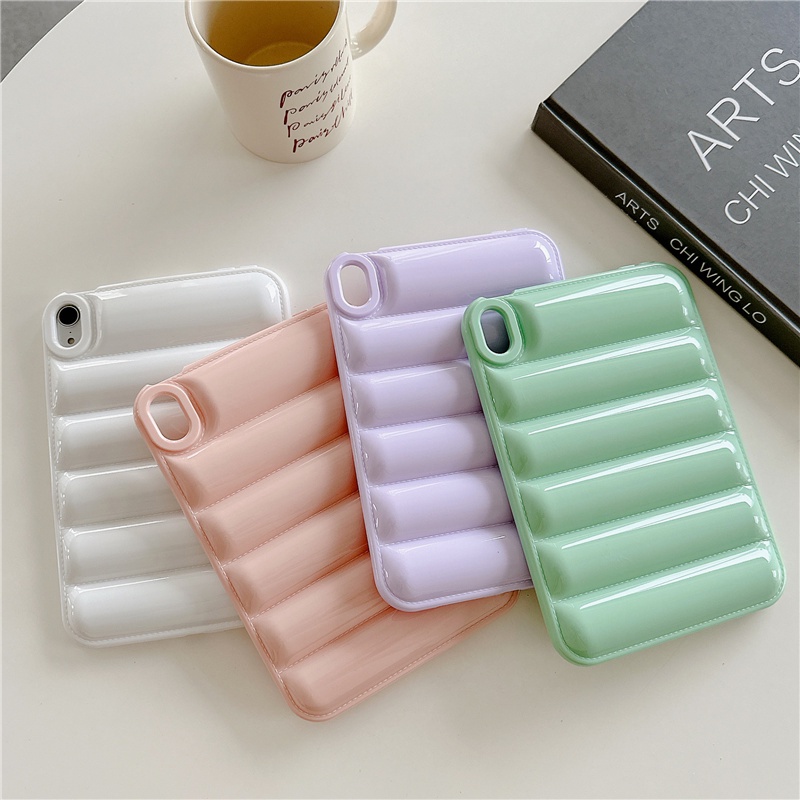 Bao Da Máy Tính Bảng Màu Kem Dễ Thương Cho iPad Pro 11 Air 5 4 Mini 6 10 10.9 2022 Air 3 10.5 10.2 9.7 9