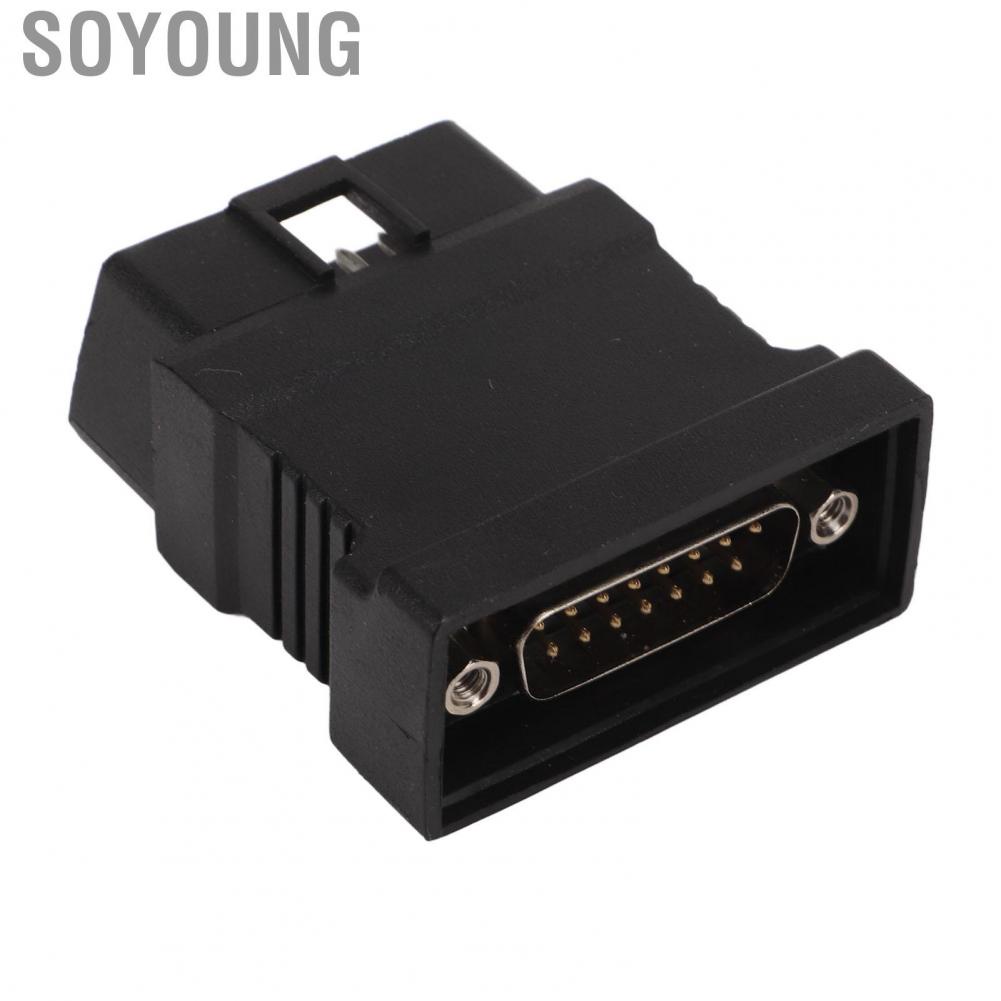 Soyoung 16 Pin OBD Cable Connector  Impact Resistant OBD2 16E Easy Installation Precise Match Stable Structure Ideal Replacement for Diagnostic Tool