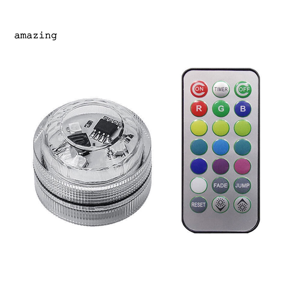 Đèn LED 3 Bóng Tự Động Trang Trí Nội Thất Xe Hơi Kèm Điều Khiển Từ Xa