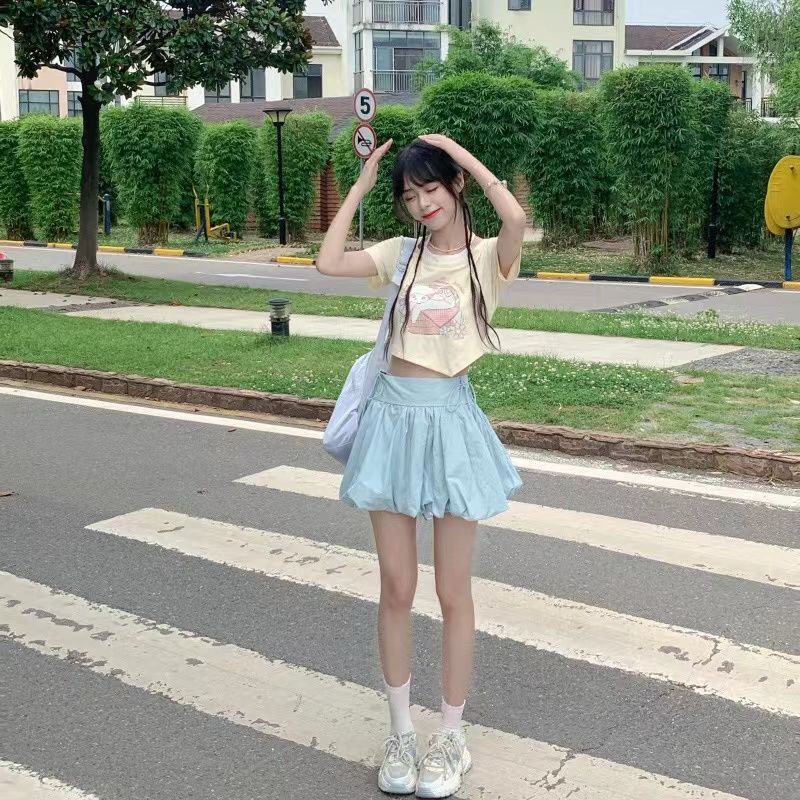 Áo Thun Tay Ngắn Phong Cách Thời Trang Mùa Hè Nhật Bản 2023