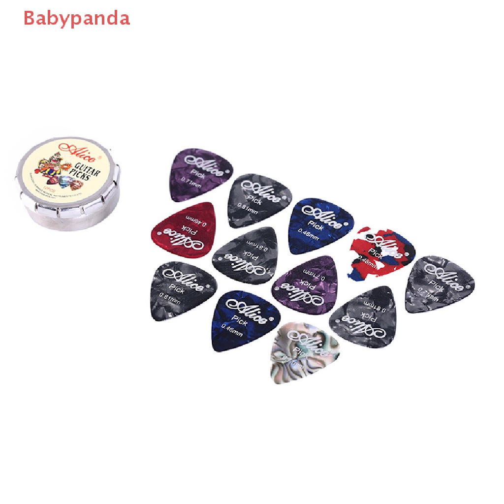 Bộ 12 Miếng Gảy Đàn guitar Điện Nhiều Màu Sắc