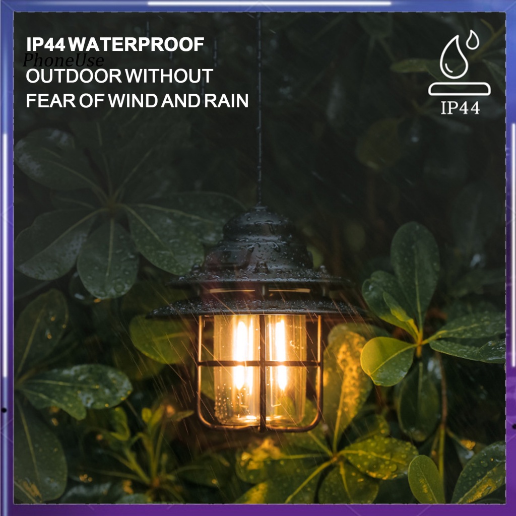 Đèn Treo Bằng PU Chống Nước IP44 Hai Chế Độ Sáng Tiện Dụng Cho Hoạt Động Ngoài Trời