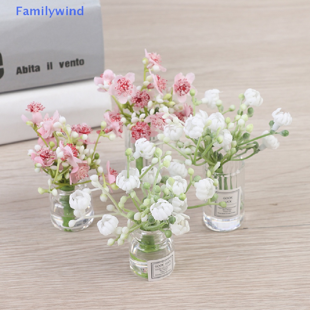 Bộ Lọ Hoa Nhà Búp Bê Thu Nhỏ Xinh Xắn Tỷ Lệ 1: 12