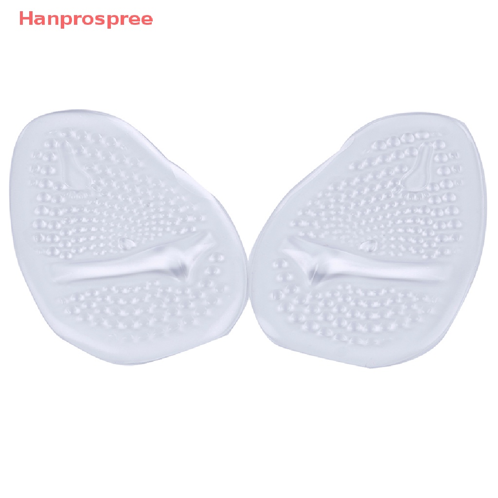 1 Cặp Miếng Lót Giày Cao Gót Bằng Silicone Trong Suốt