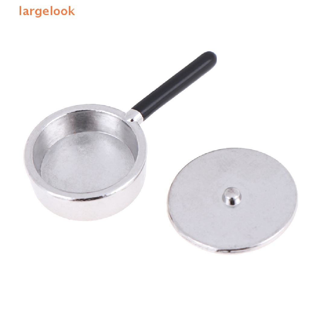 Set 4 Mô Hình Nồi Chảo Mini Tỉ Lệ 1: 12 Dùng Để Trang Trí Nhà Búp Bê