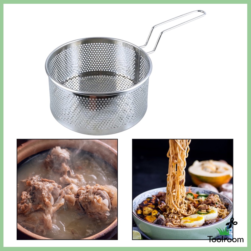 Rổ Chiên Thức Ăn Có Lỗ Thoát Nước Tiện Dụng