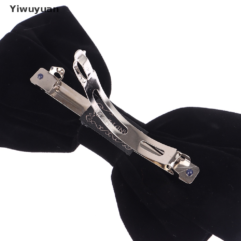 < Yiwuyuan > Trâm Cài Tóc Nơ Nhung Đính Đá Phối Tua Rua Kiểu Hàn Quốc Thủ Công Cho Bé Gái Giảm Giá