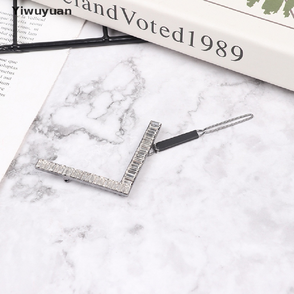 Kẹp Tóc Kim Loại Đính Đá Zircon Thời Trang Cho Nữ