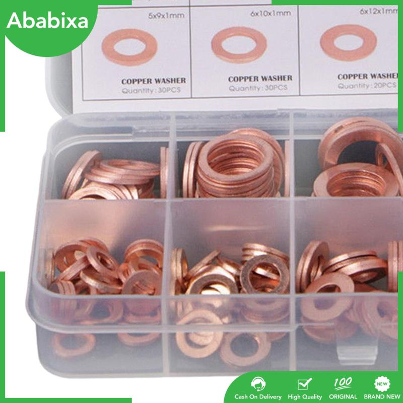 Set 200 Vòng Đệm Bằng Đồng Nhiều Kích Cỡ