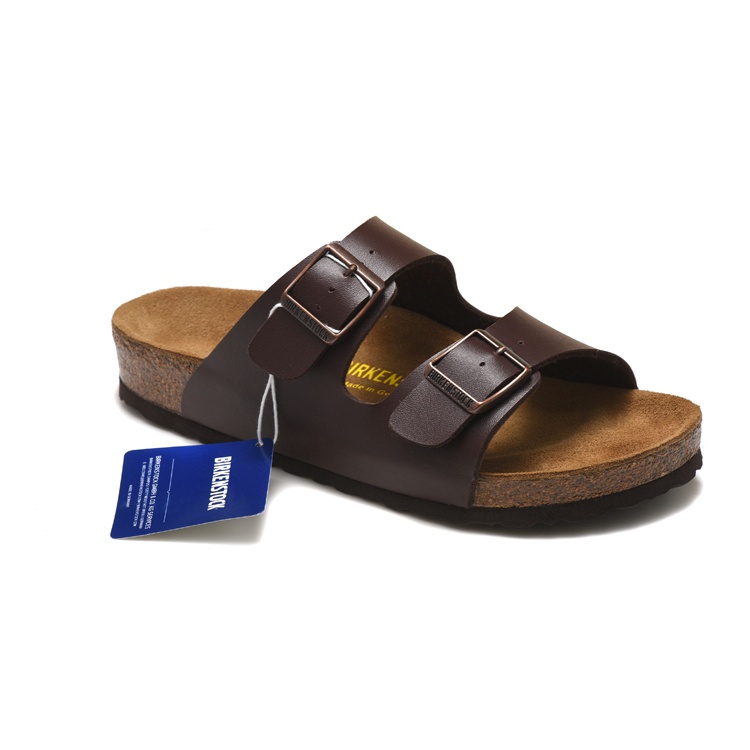 Dép Sandal Birkenstock Arizona Bằng Da Chống Trượt Thời Trang Đi Biển Cho Nam Và Nữ