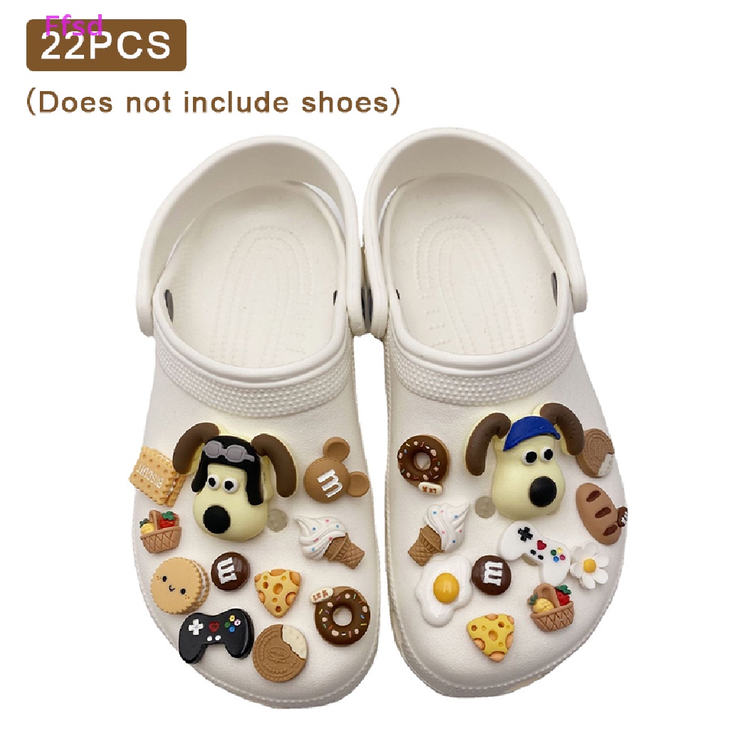 {Ffsd} Phụ Kiện Khóa Giày Có Thể Tháo Rời Ba Chiều Diy Bán Chạy