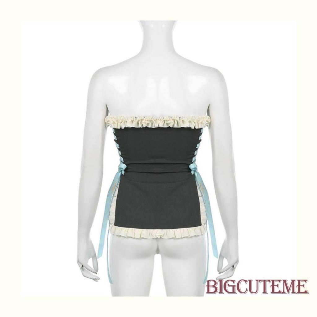 Áo Ren Ống Không Tay Thời Trang Quyến Rũ Dành Cho Nữ