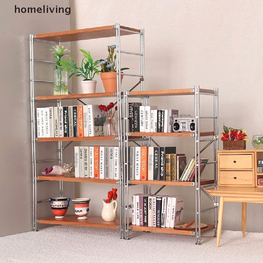 Kệ Đứng Đựng Sách / Đồ Chơi Siêu Thị Trang Trí Nhà Búp Bê Tỉ Lệ 1: 12