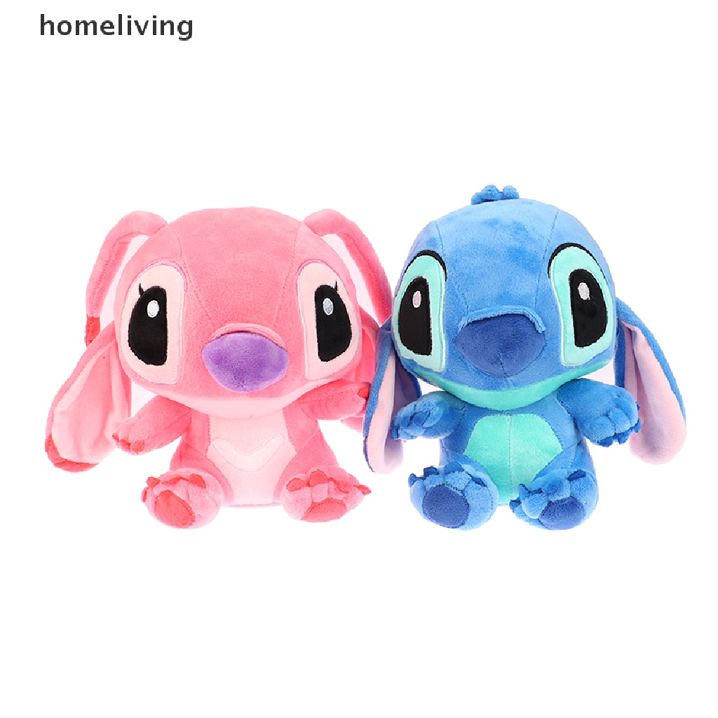 DISNEY Đồ Chơi Búp Bê Hoạt Hình Lilo Và Stitch Nhồi Bông Màu Xanh Dương Hồng