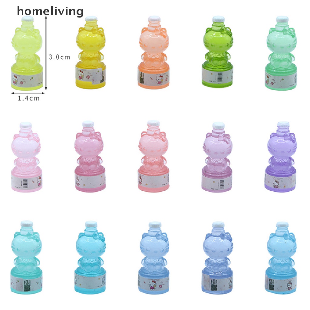 1 Bình Nước Dạ Quang Tự Làm Họa Tiết Mèo Hoạt Hình Trang Trí Tiểu Cảnh