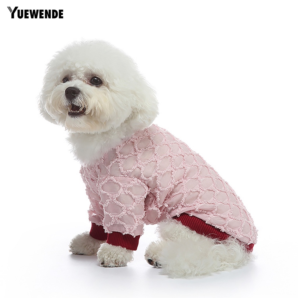 Yue.z Áo Thun Ngắn Tay Mặc Hàng Ngày Cho Thú Cưng